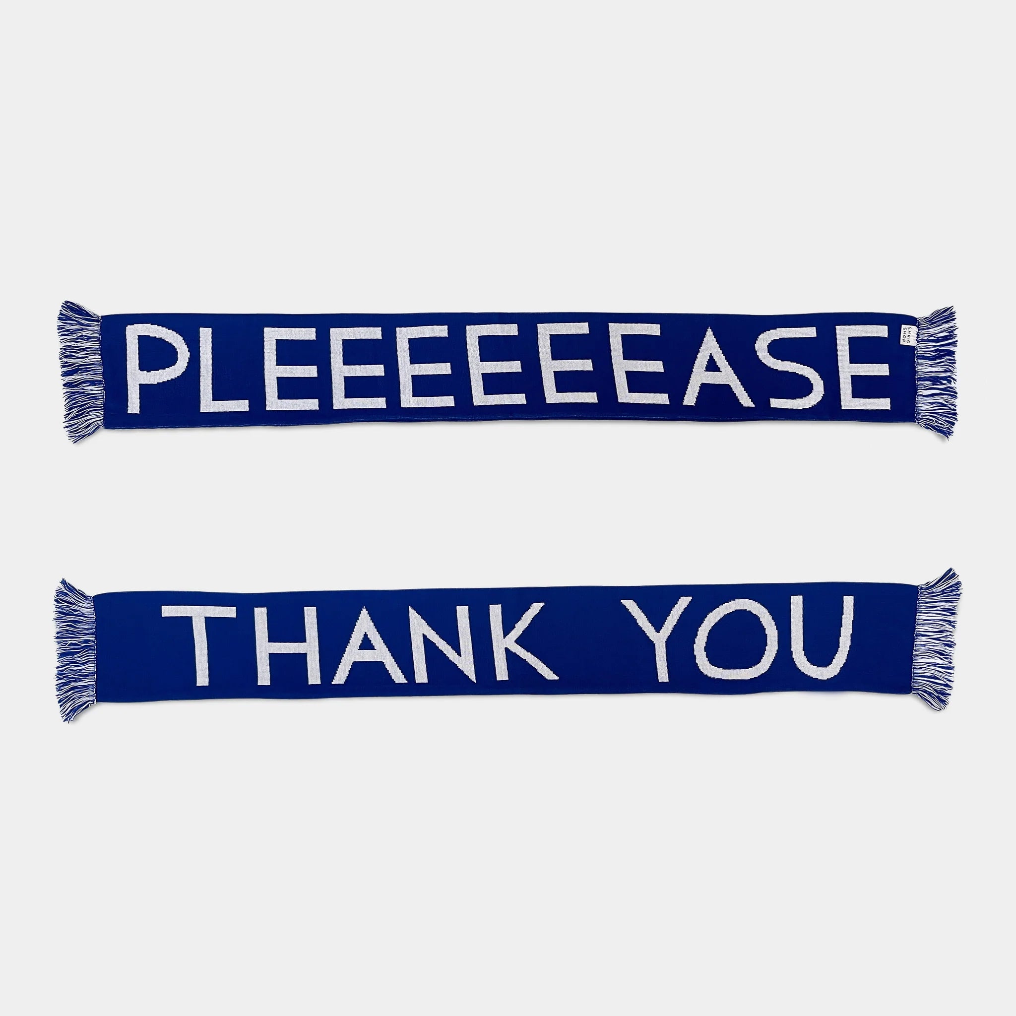 Please & Thank You Football Scarf by David Shrigley – Southbank