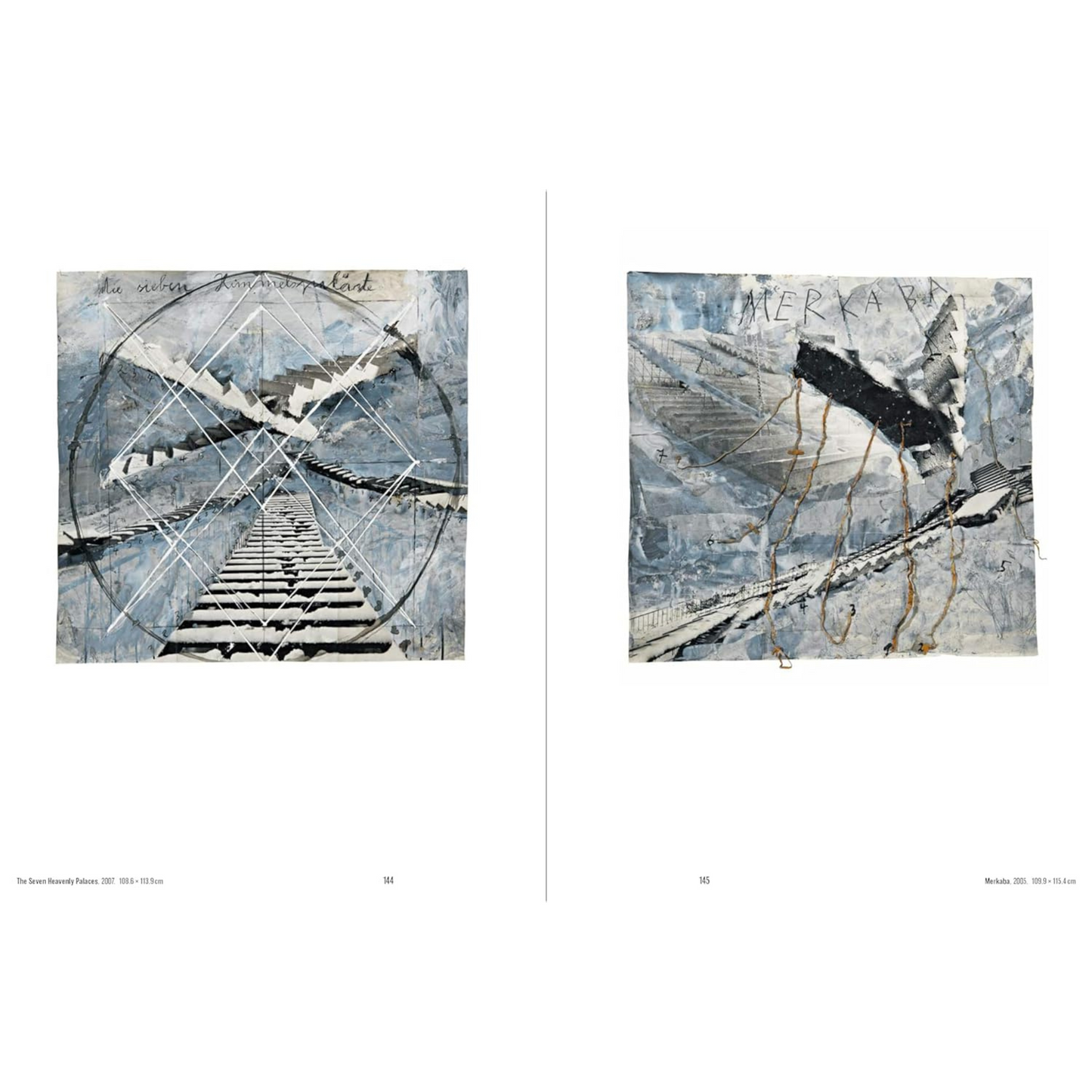 Internal pages of Anselm Kiefer & Photography.