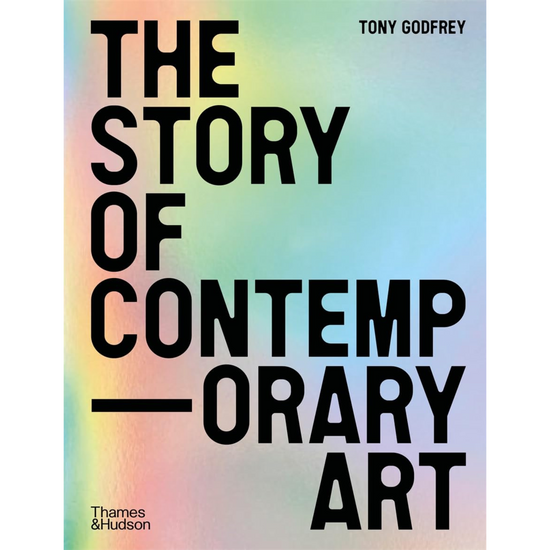 Iridescent cover of Story of Contemporary Art.