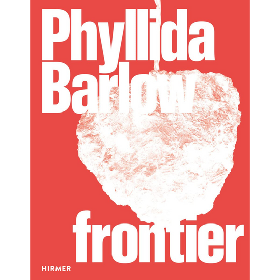 Cover for Phyllida Barlow, mainly a pale with a textural white splodge.
