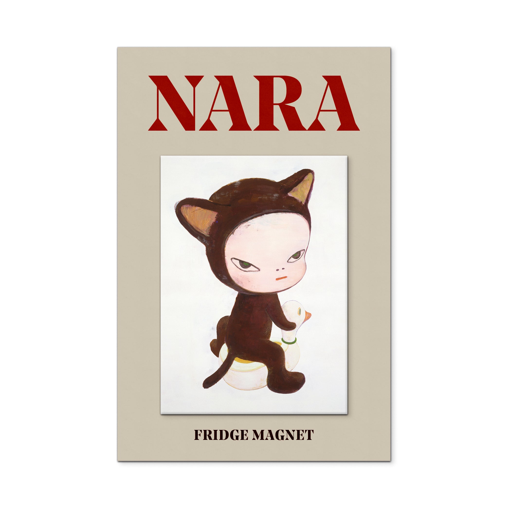 kitty様❾❺ Fridge_Magnet_Harmless_Kitty.