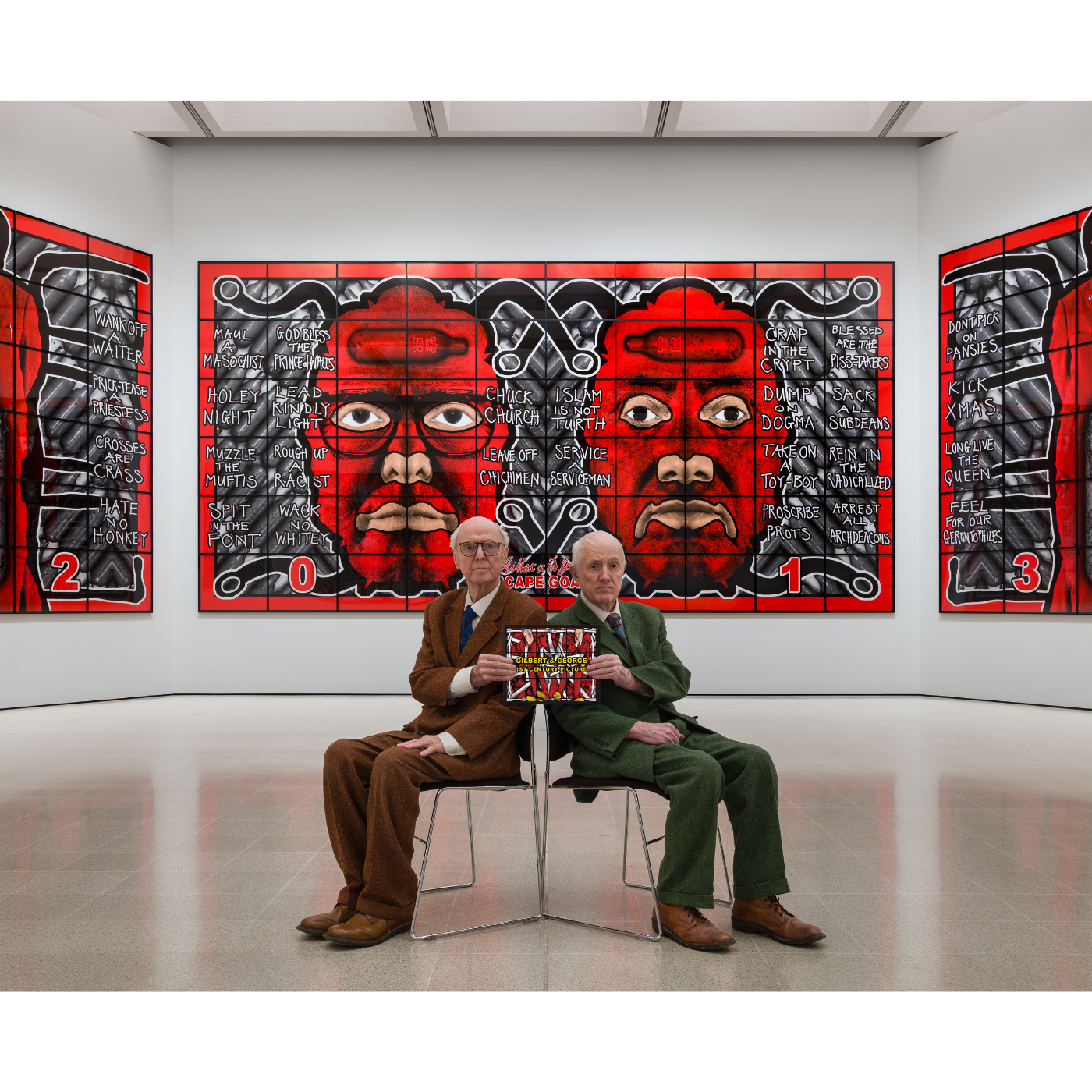 Gilbert & George: 21st Century Pictures Catalogue - Signed Copy
