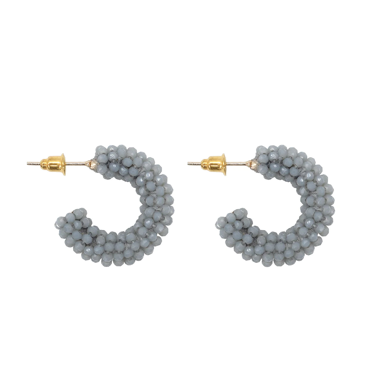 Mini Cluster Hoop Earrings