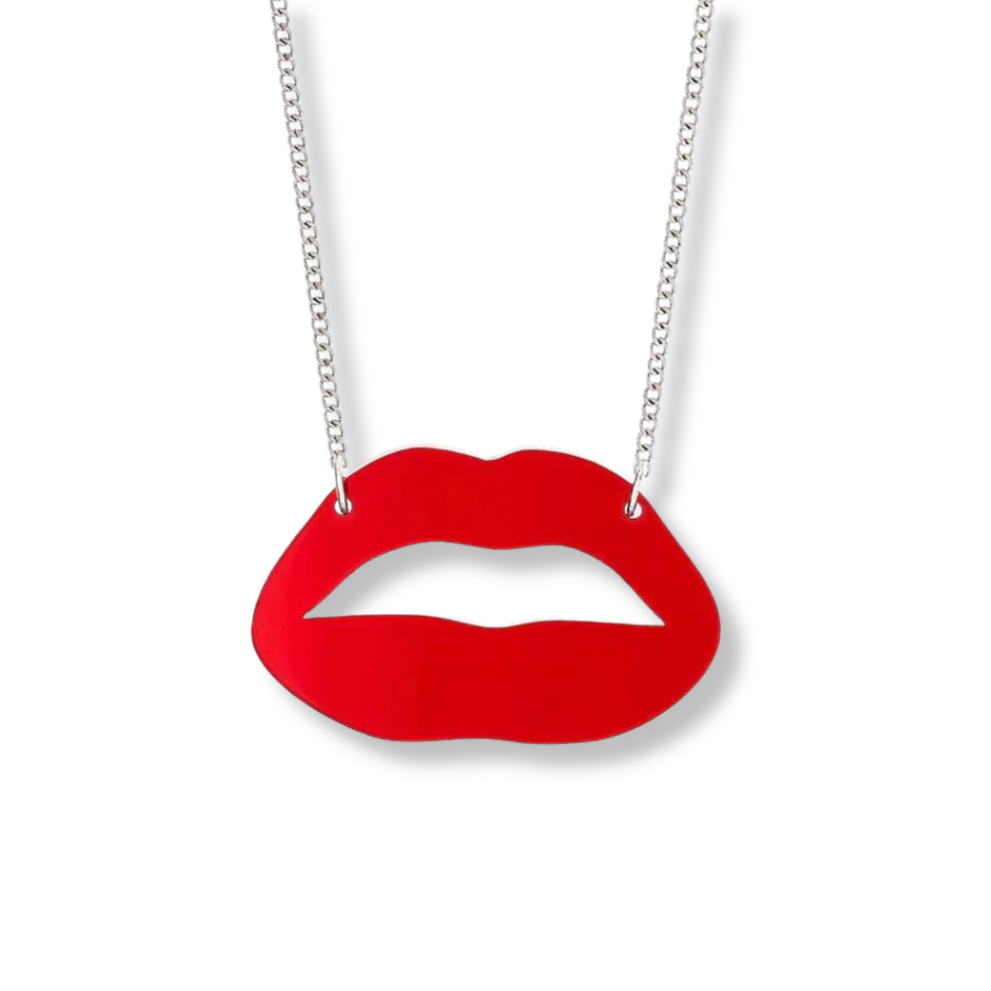 Lipstick Kiss Necklace