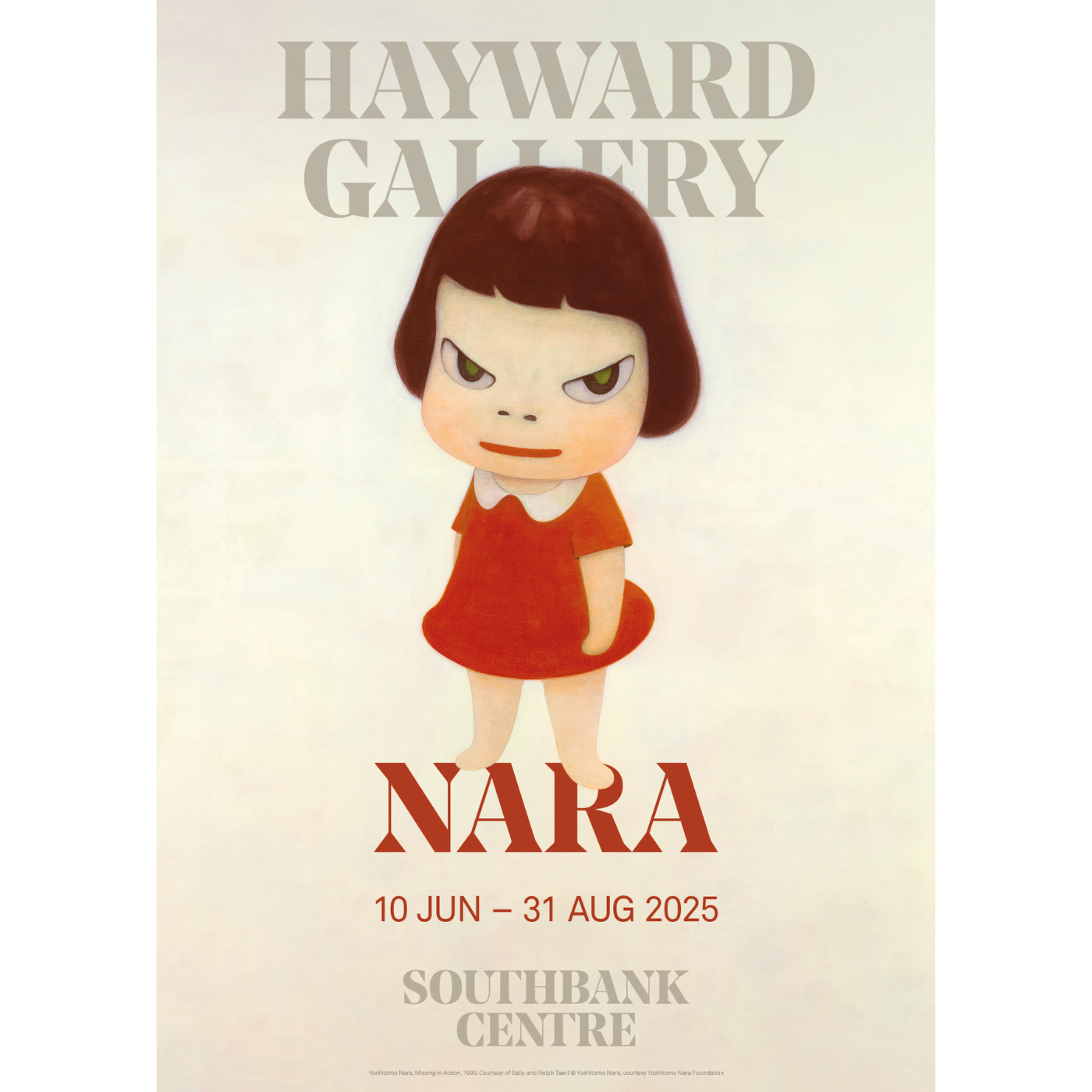 Missing in Action - Yoshitomo Nara Exhibition Poster – Southbank