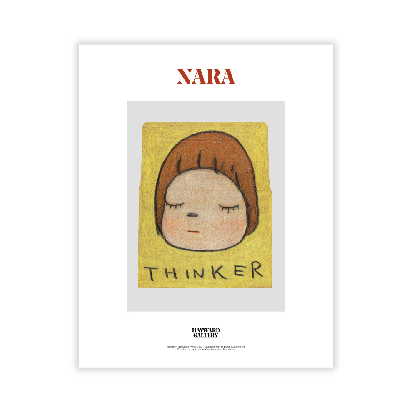Little Thinker - Yoshitomo Nara Mini Print – Southbank