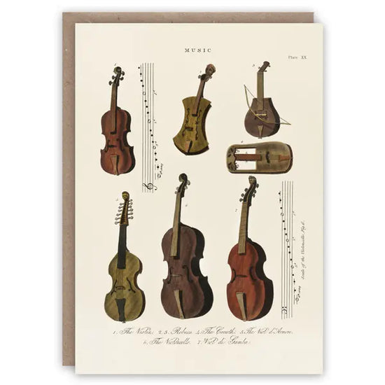 Violins Greeting Card