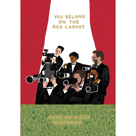 Red Carpet Birthday Petite Card