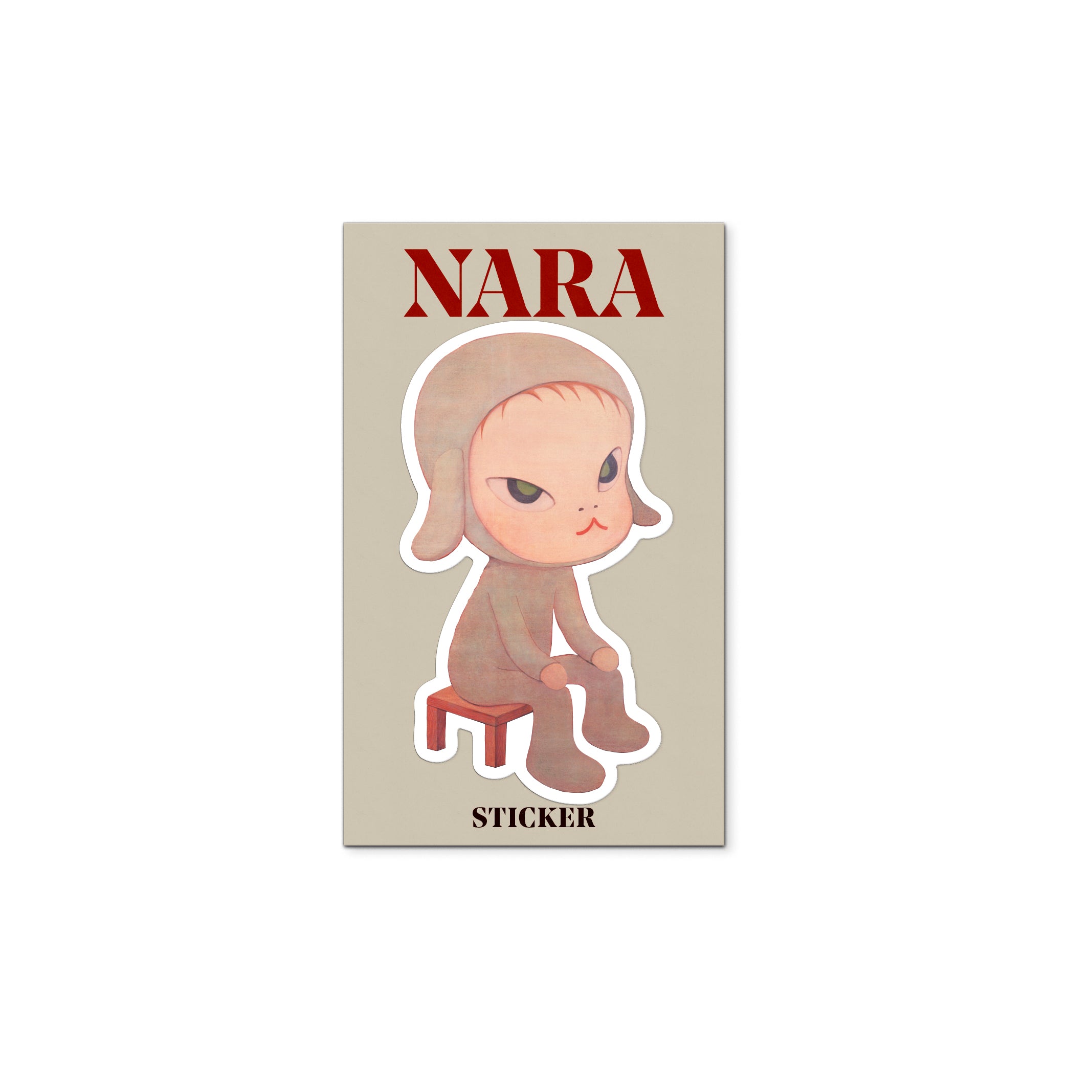 Sleepless Night (Sitting) - Yoshitomo Nara Sticker – Southbank