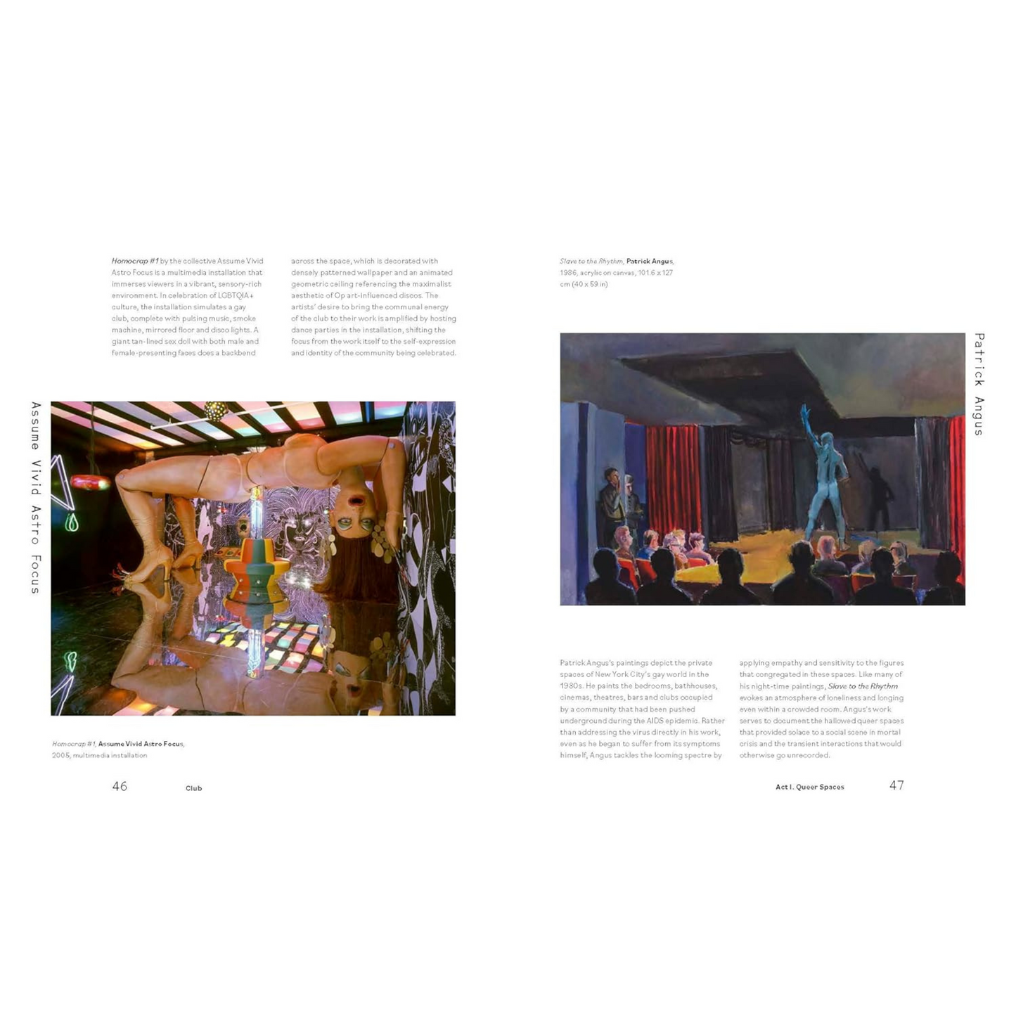 Internal pages of Queer Art.