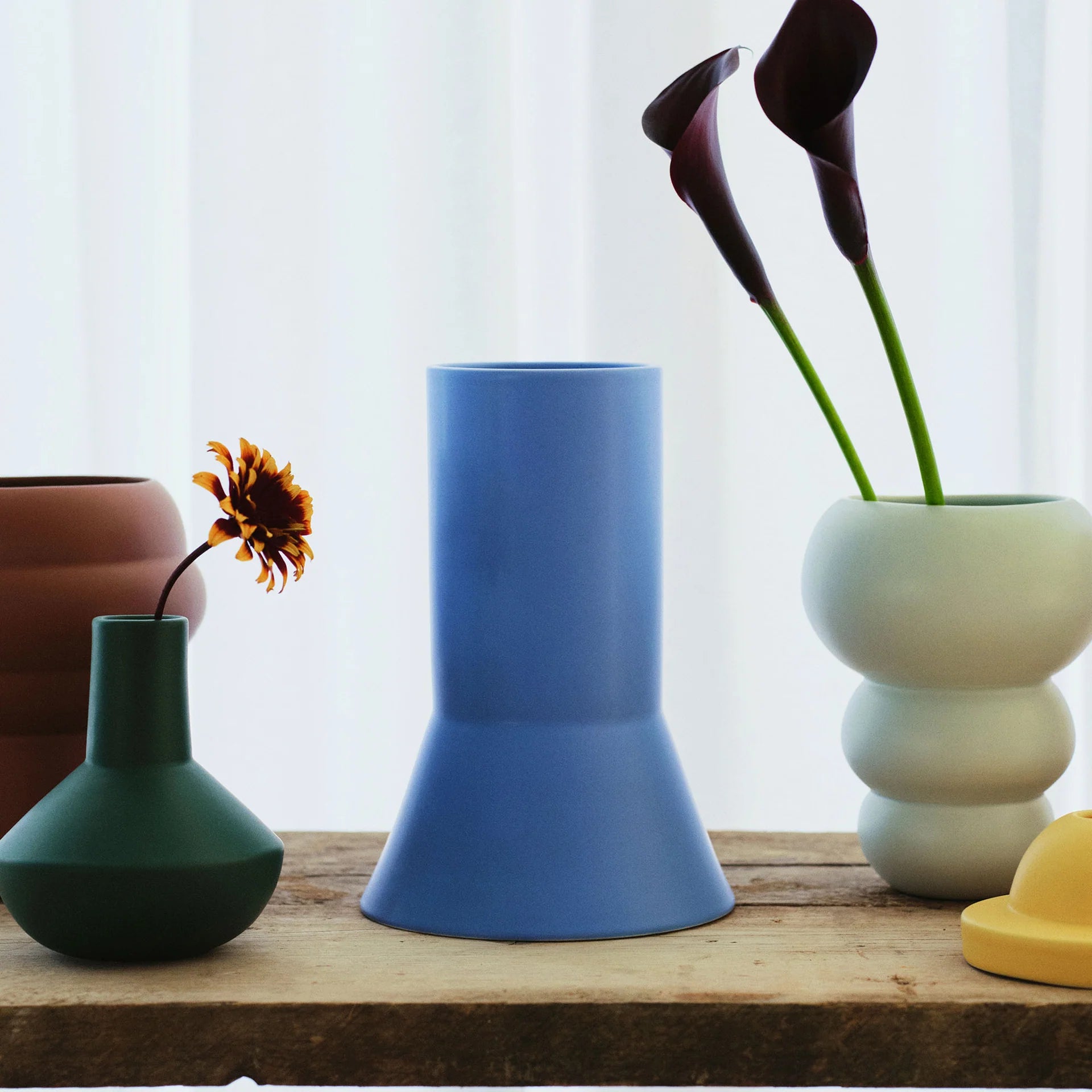 DES POTS フラワーベース　CONRAN SHOP Flower base The Conran Shop – Blue Base Vase – Southbank Centre Shop