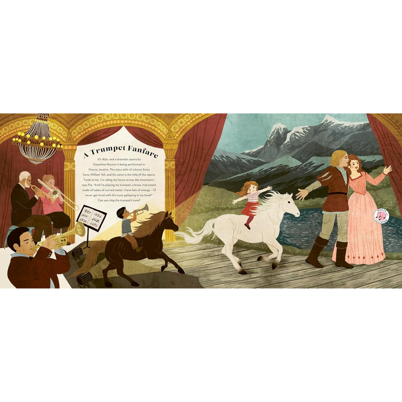 Internal pages of Listen to the Music The Instruments.