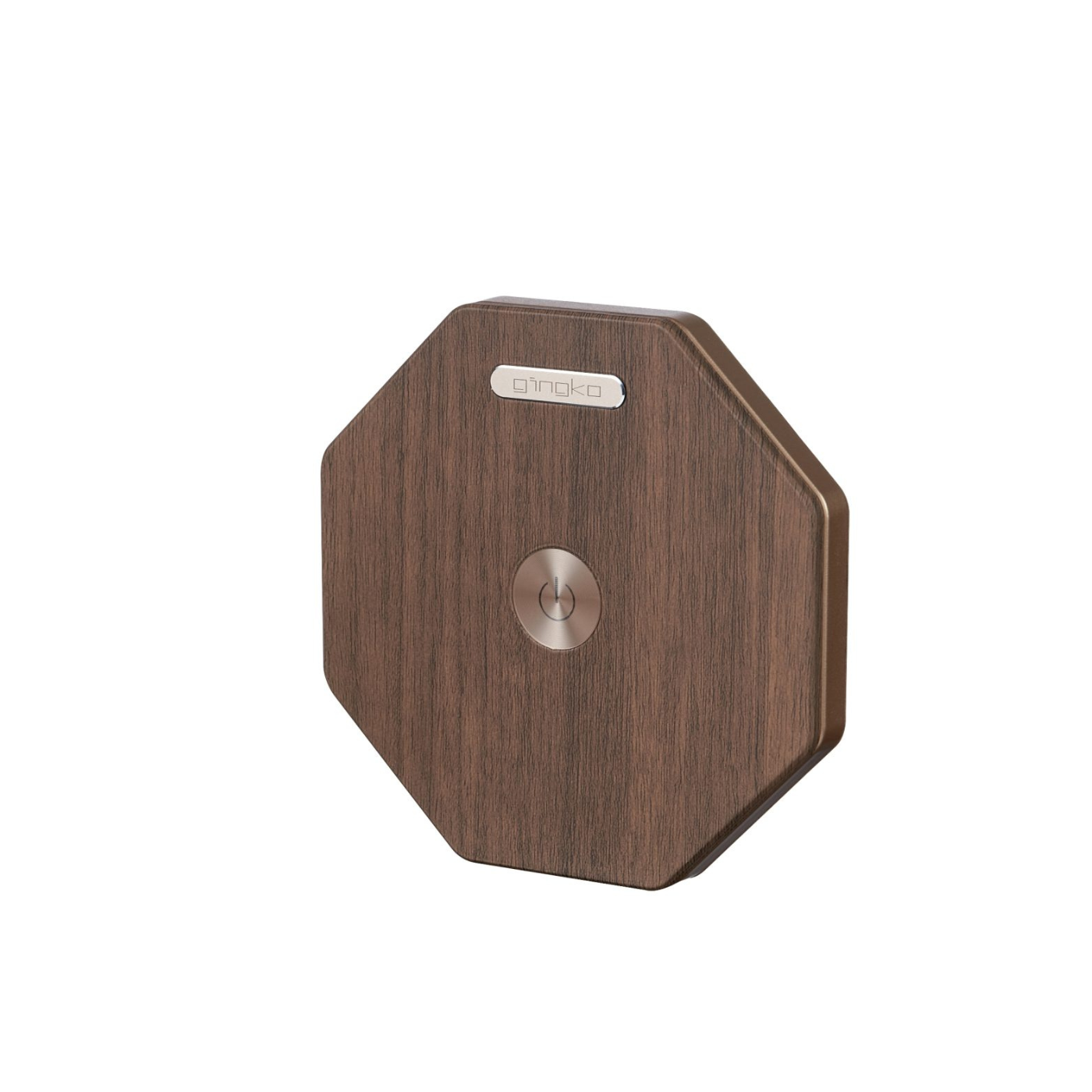 Twist hexagon light when fully closed on a white background.