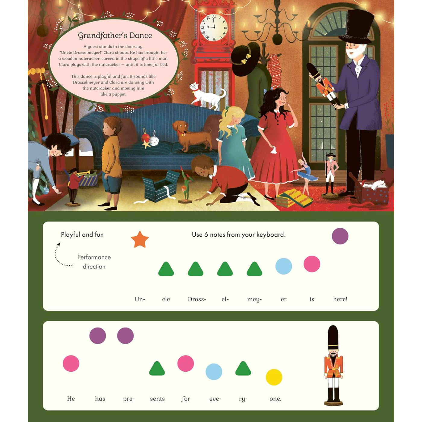 Internal page of I Can Play The Nutcracker.