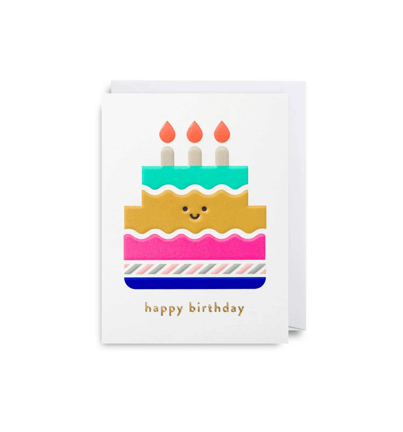 Happy Birthday Cake Mini Card