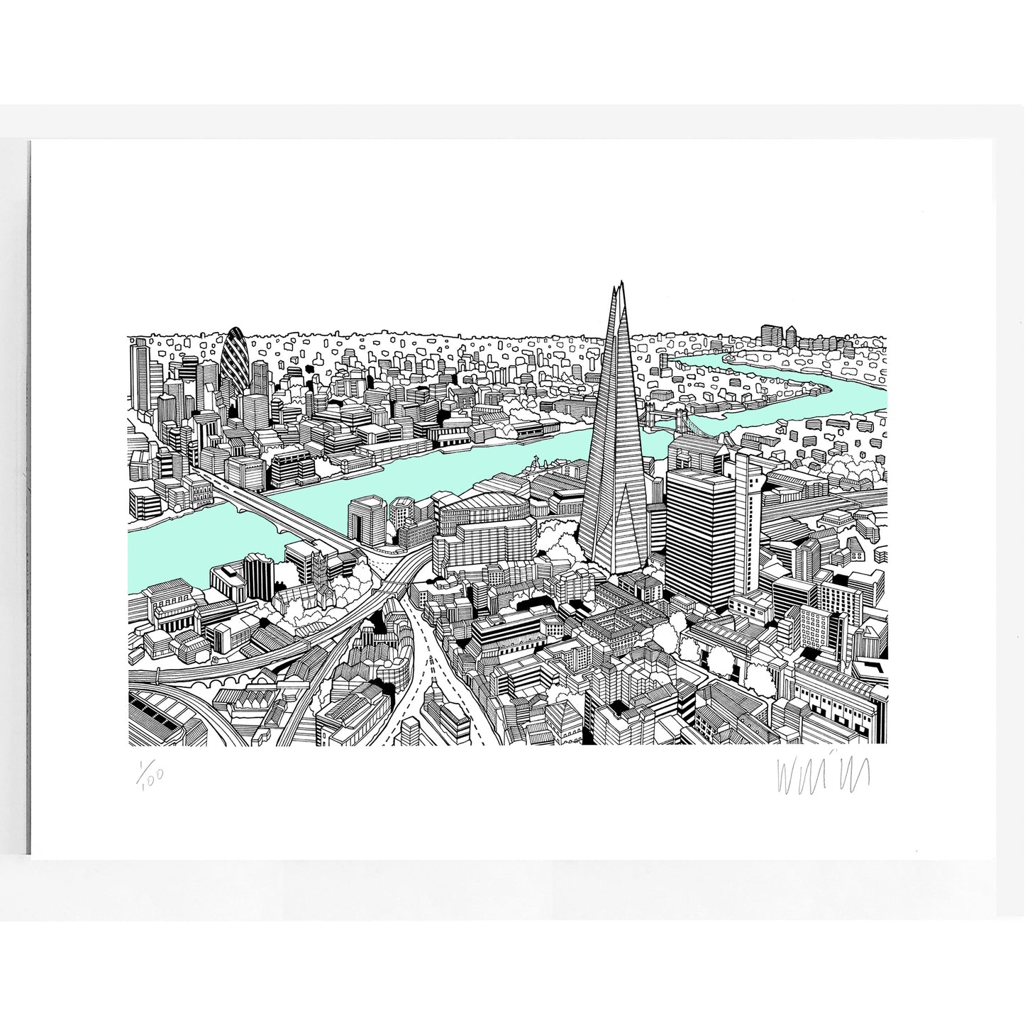 A View from the Shard Print