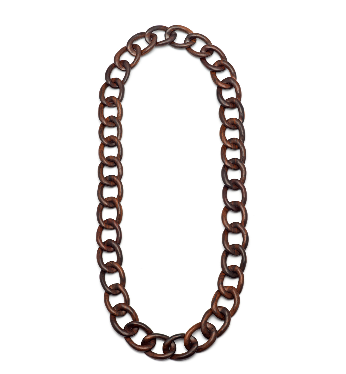 Wood chain link necklace hotsell