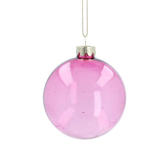 Clear Glass Ball Decoration
