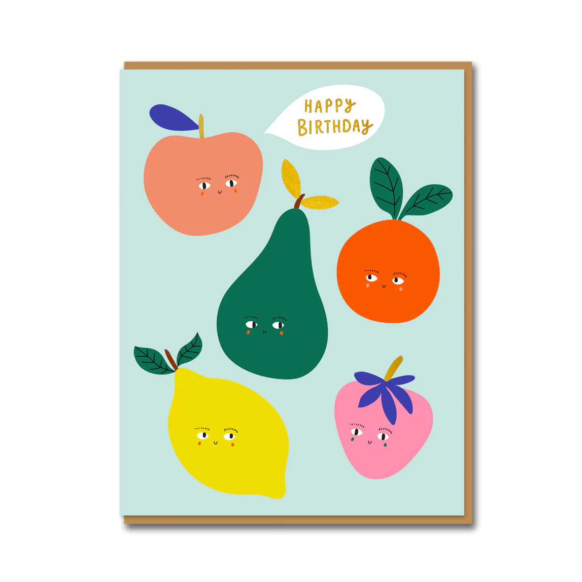 Fruit Birthday Greeting Card