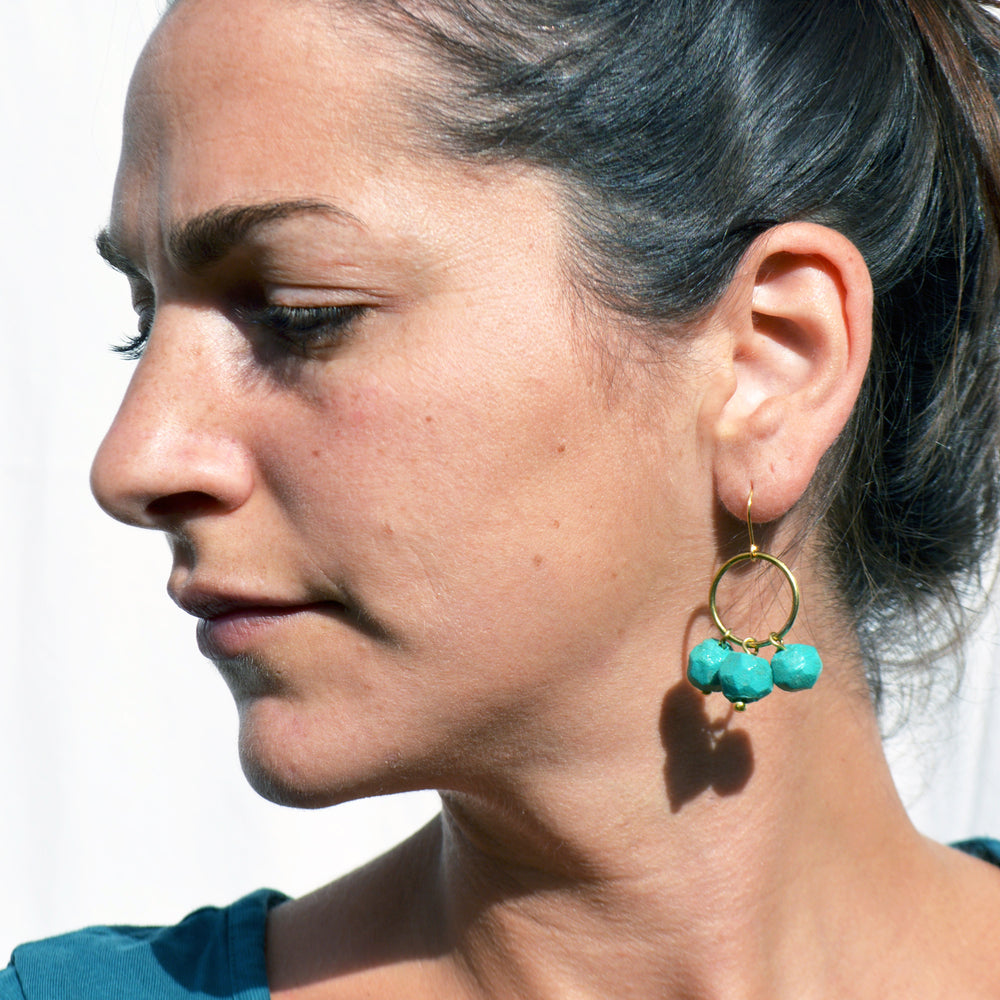 
                  
                    Triple Nugget Earrings
                  
                