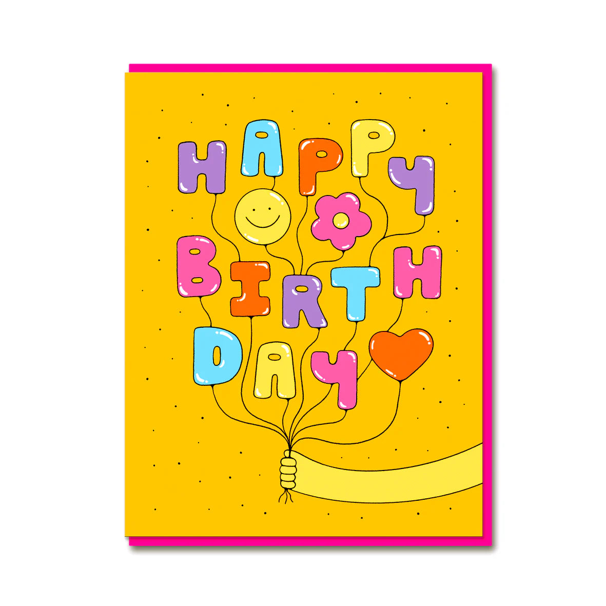 Birthday Balloons Greeting Card