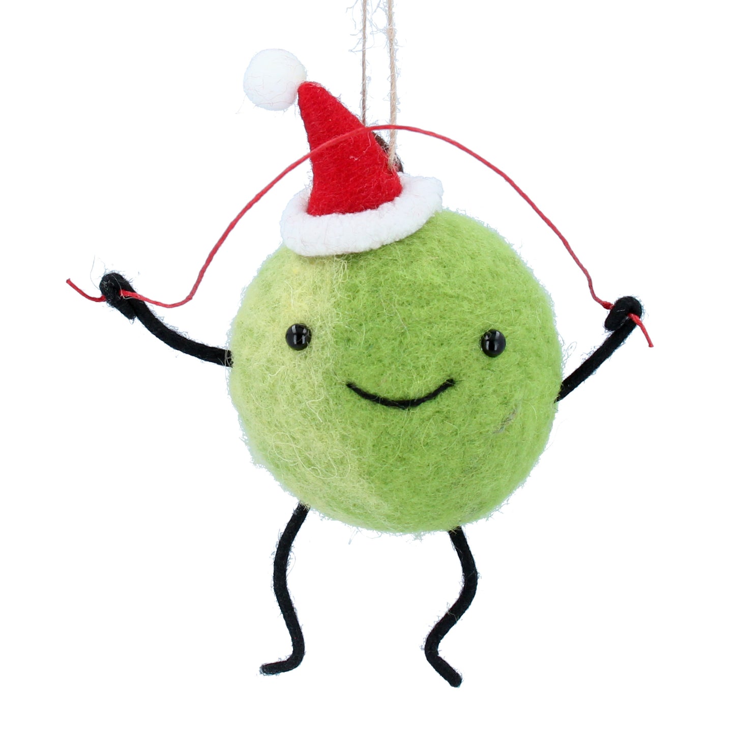 Skipping Christmas Sprout Decoration