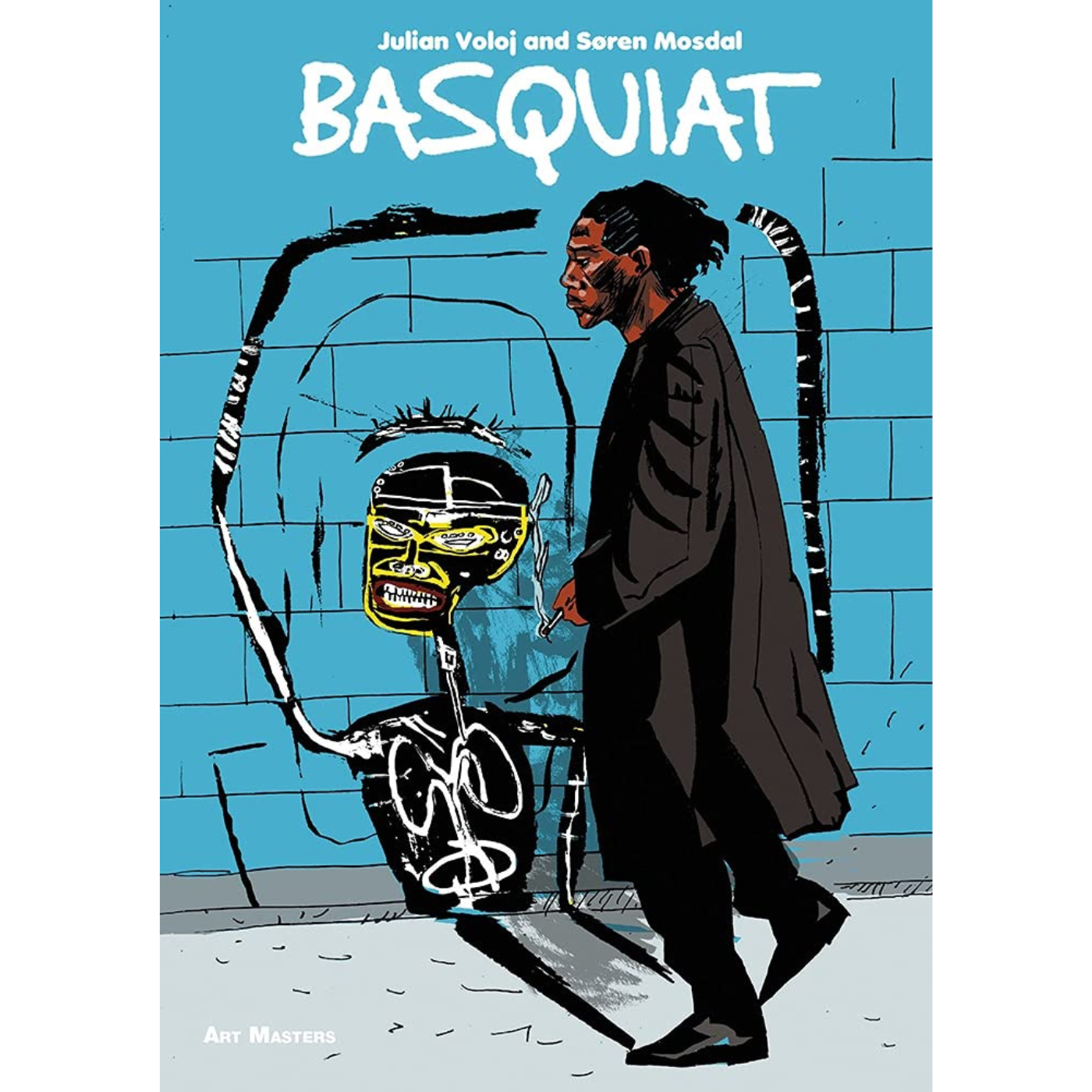 Cover of Basquiat graphic novel biography.