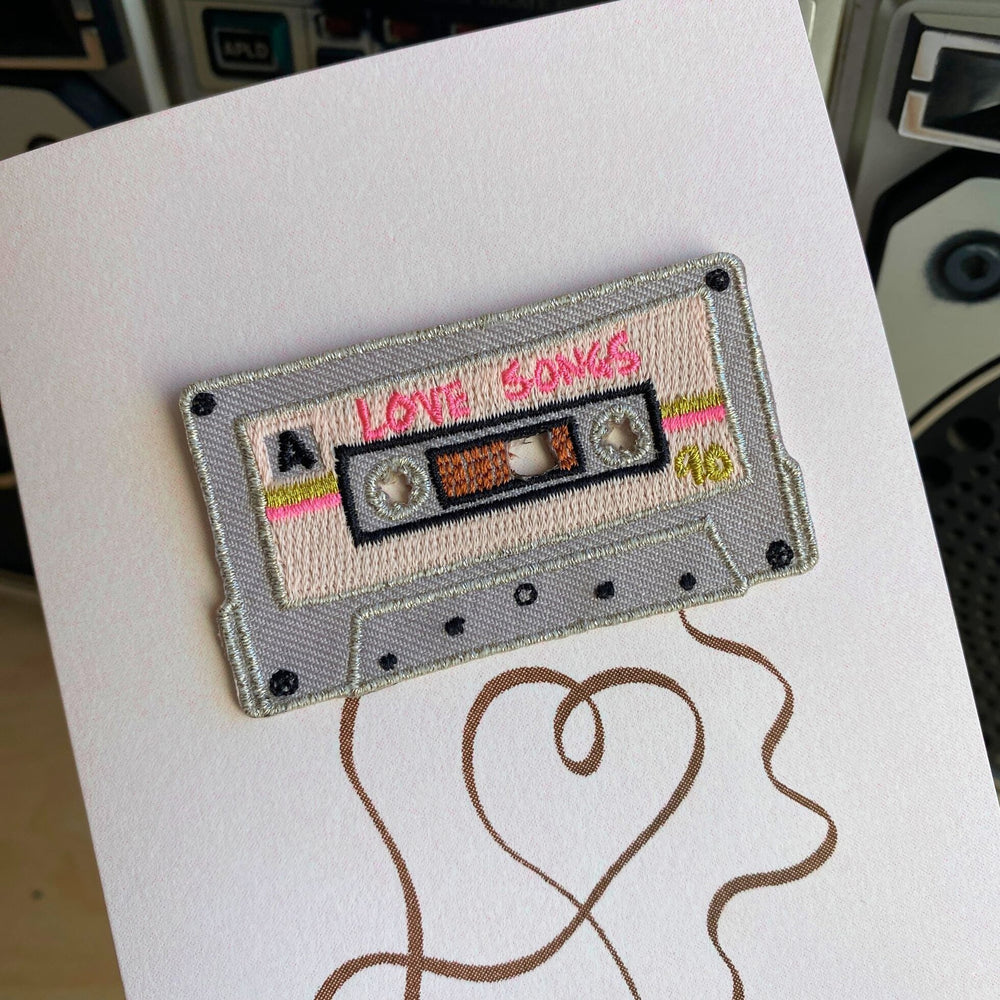 
                  
                    Love Songs Mix Tape Iron on Patch Card
                  
                