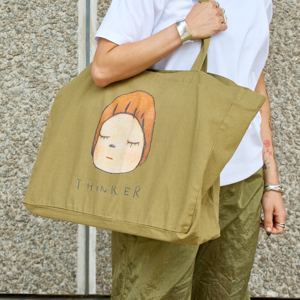 Little Thinker - Yoshitomo Nara Large Shopper Bag