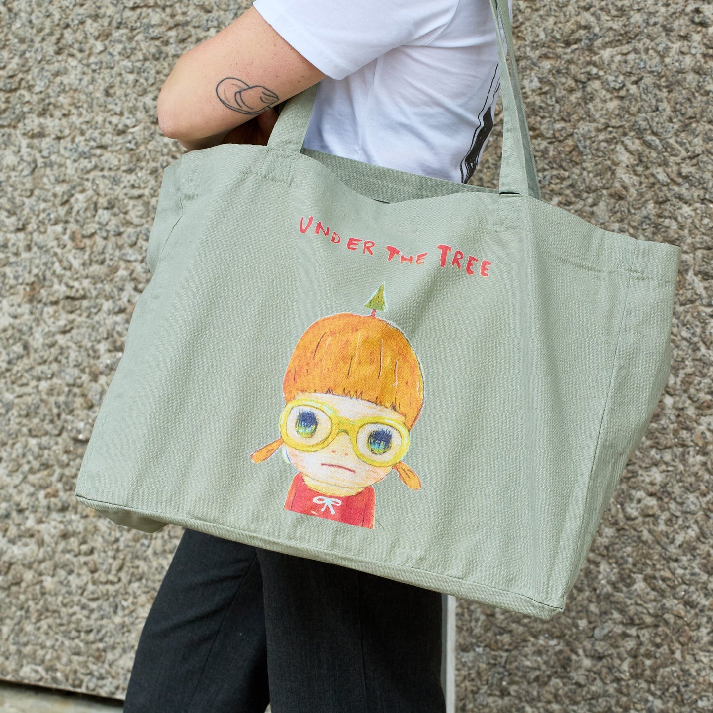 Under the Tree - Yoshitomo Nara Large Shopper Bag
