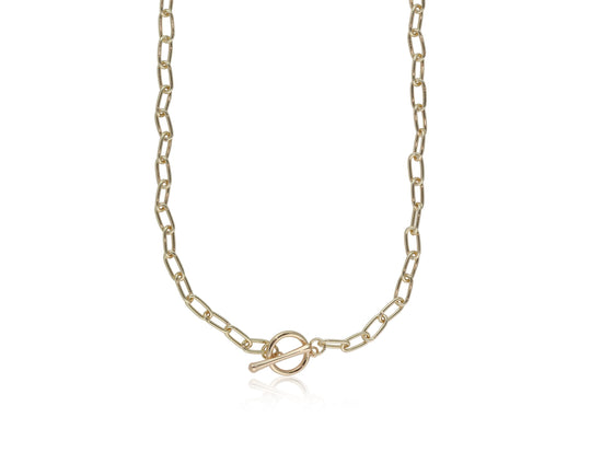 Load image into Gallery viewer, Catherine Oval Links Chain Necklace
