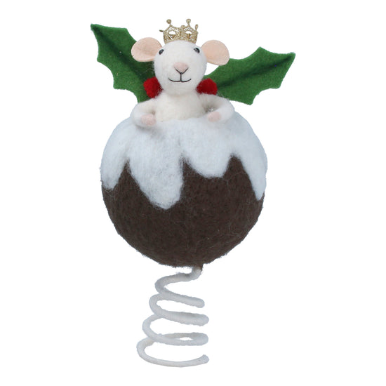 Mouse Pudding Tree Topper Star