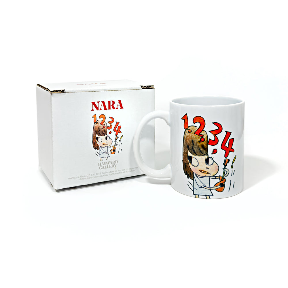 
                  
                    1, 2, 3, 4! - Yoshitomo Nara Mug
                  
                