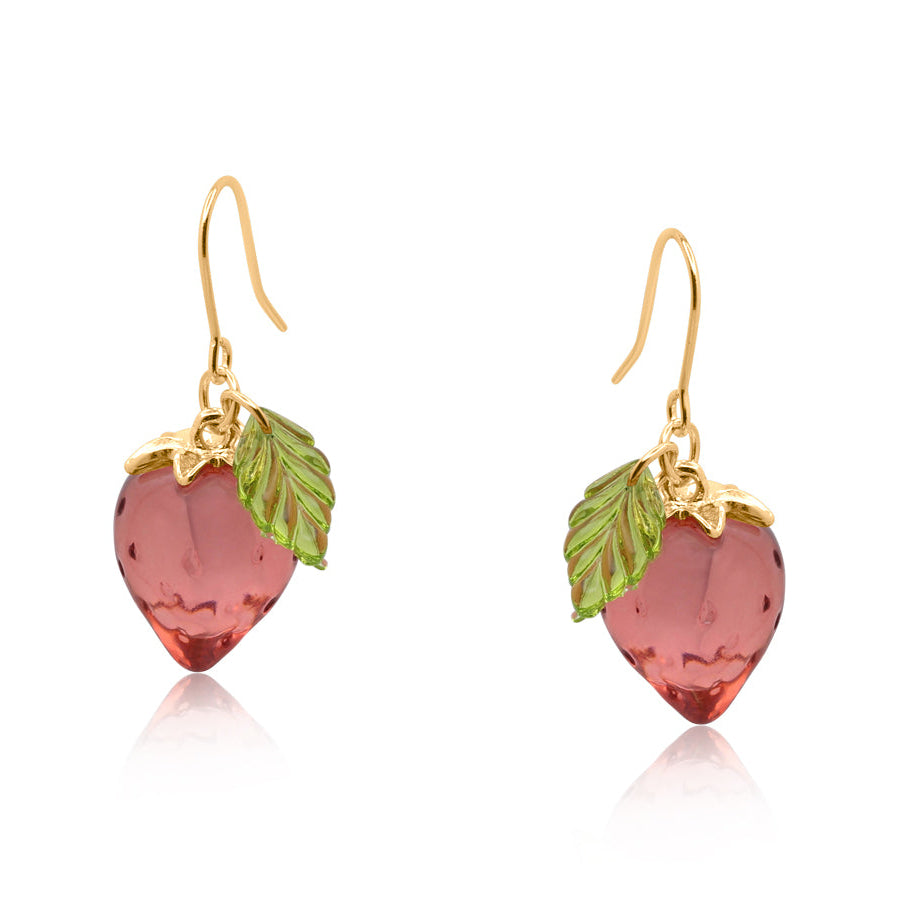 Yagoda Strawberry Drop Earrings