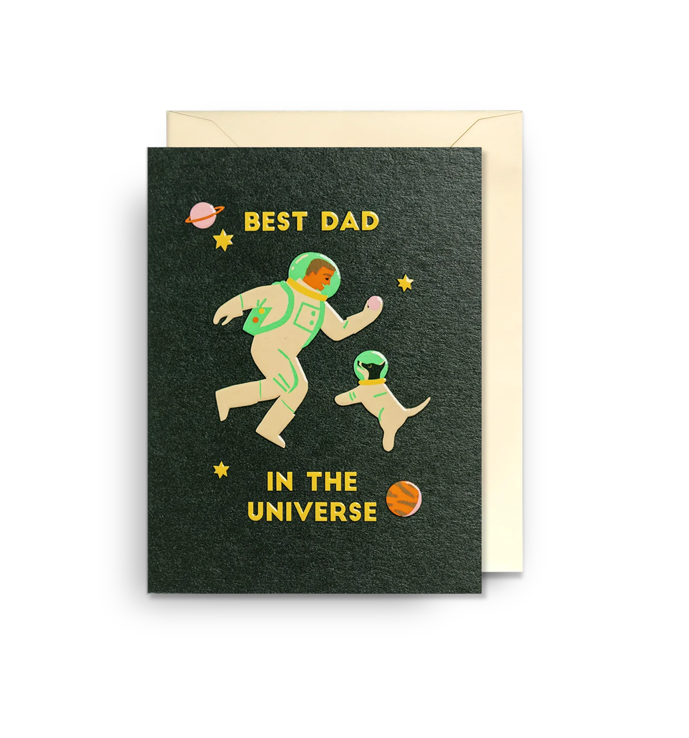 Best Dad in the Universe Mini Card