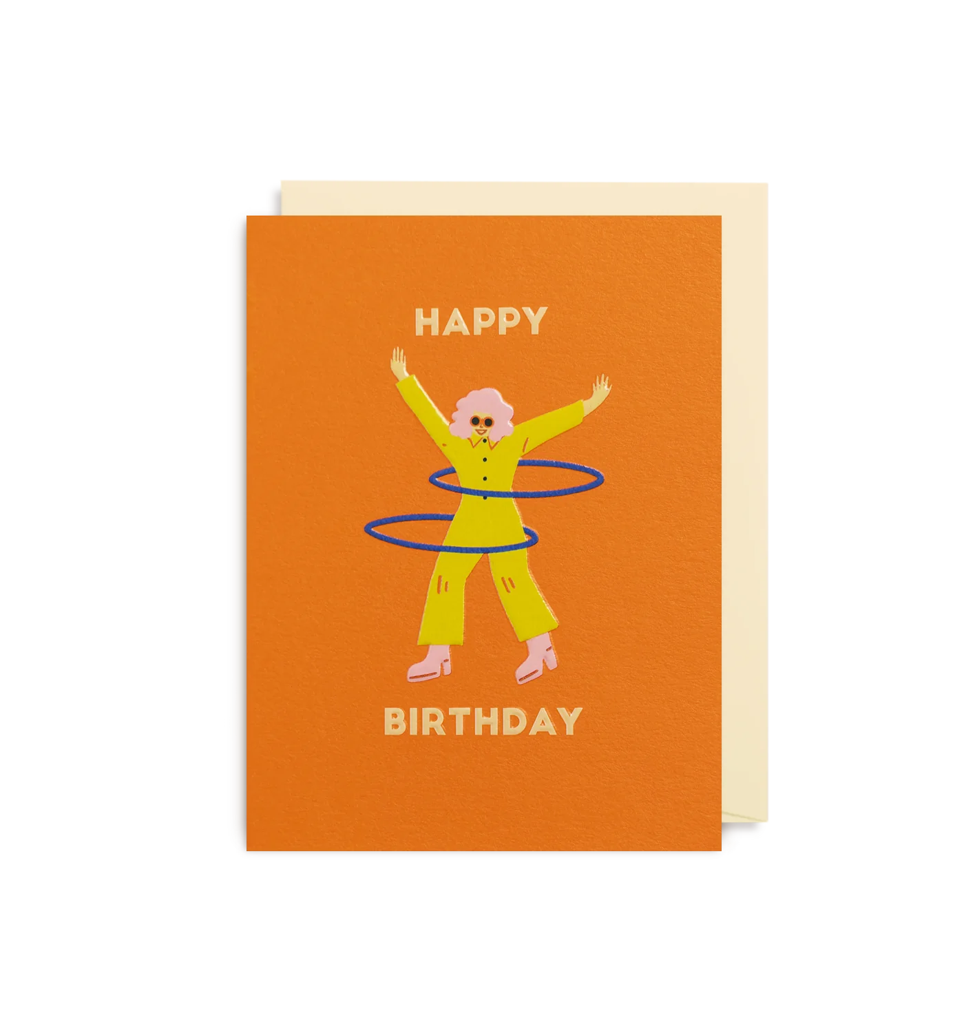 Happy Birthday Hoola Hoop Mini Card