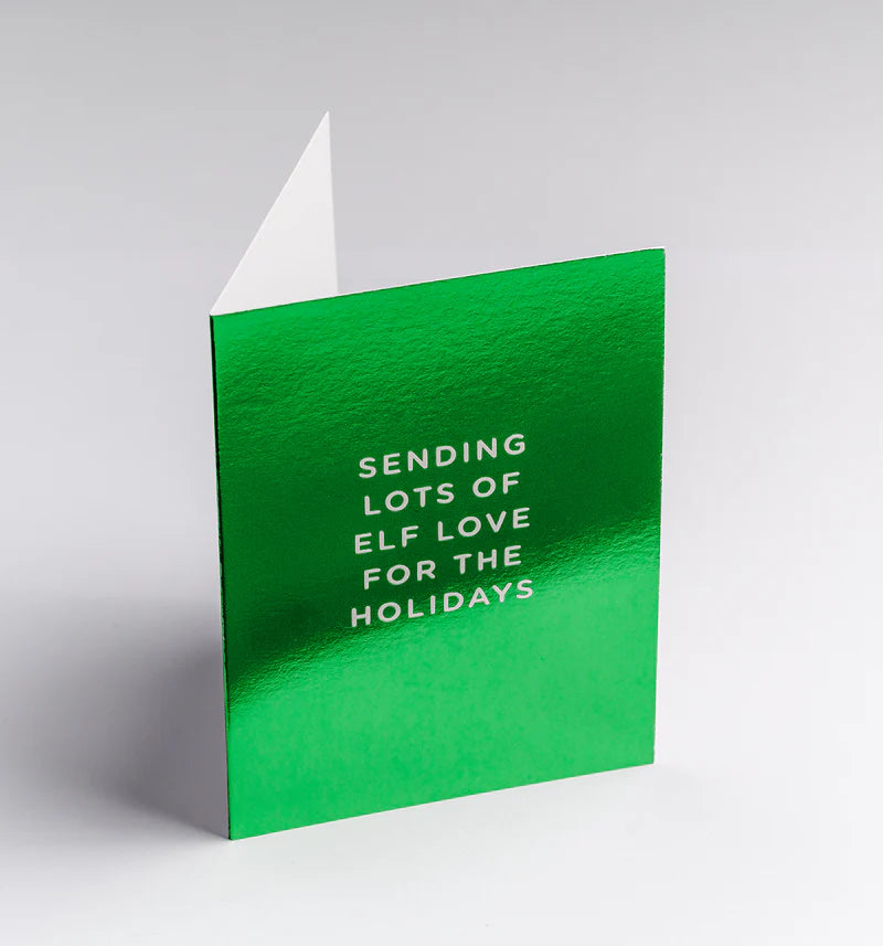 Sending You Elf Love Mini Christmas Card