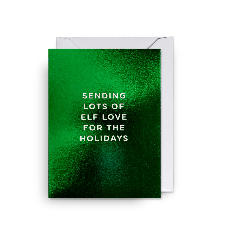 Sending You Elf Love Mini Christmas Card