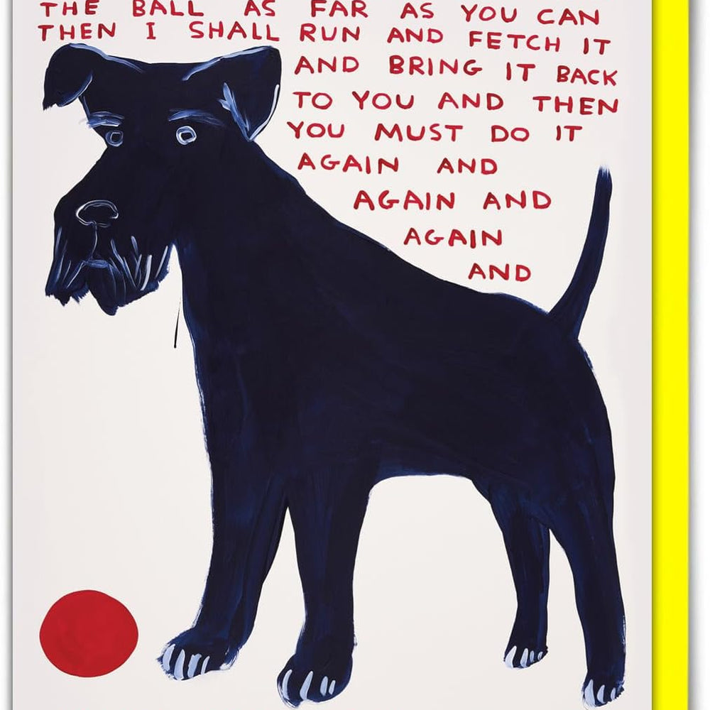 I Need You to do Something by David Shrigley Greeting Card