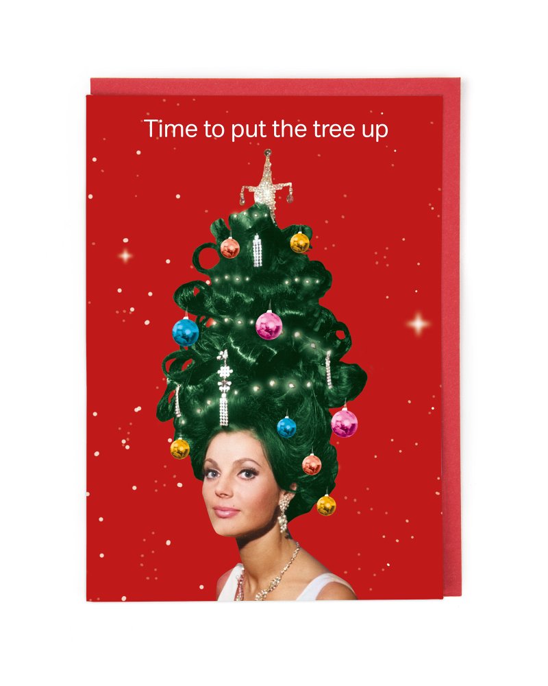 Put The Tree Up Christmas Card