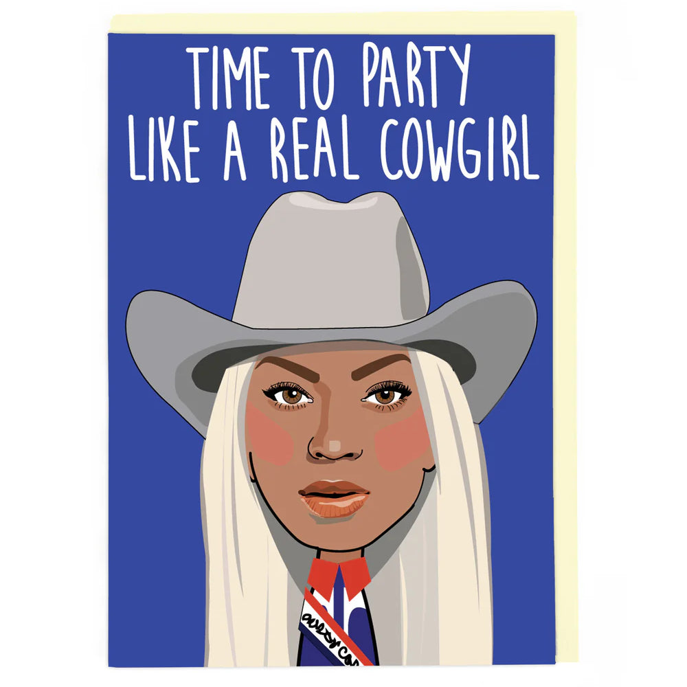 Real Cowgirl Greeting Card