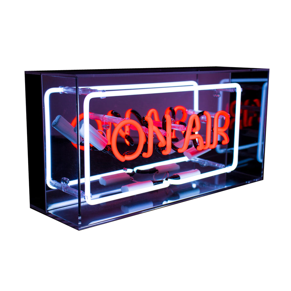 'On Air' Glass Neon Sign