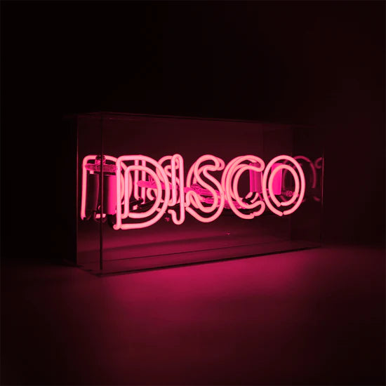 Disco Glass Neon Sign