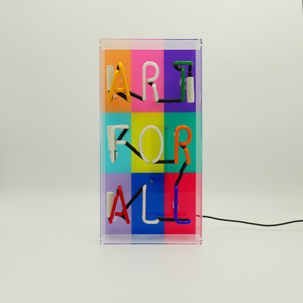 
                      
                        Art For All Neon Lightbox
                      
                    