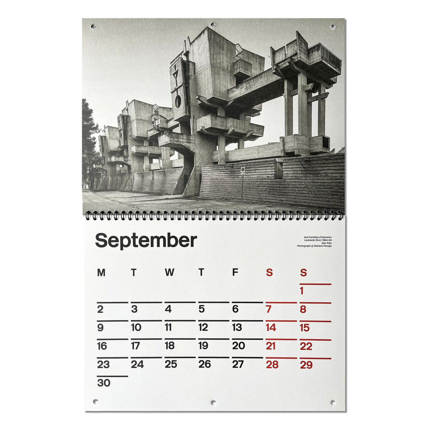 Brutalist 2024 Calendar