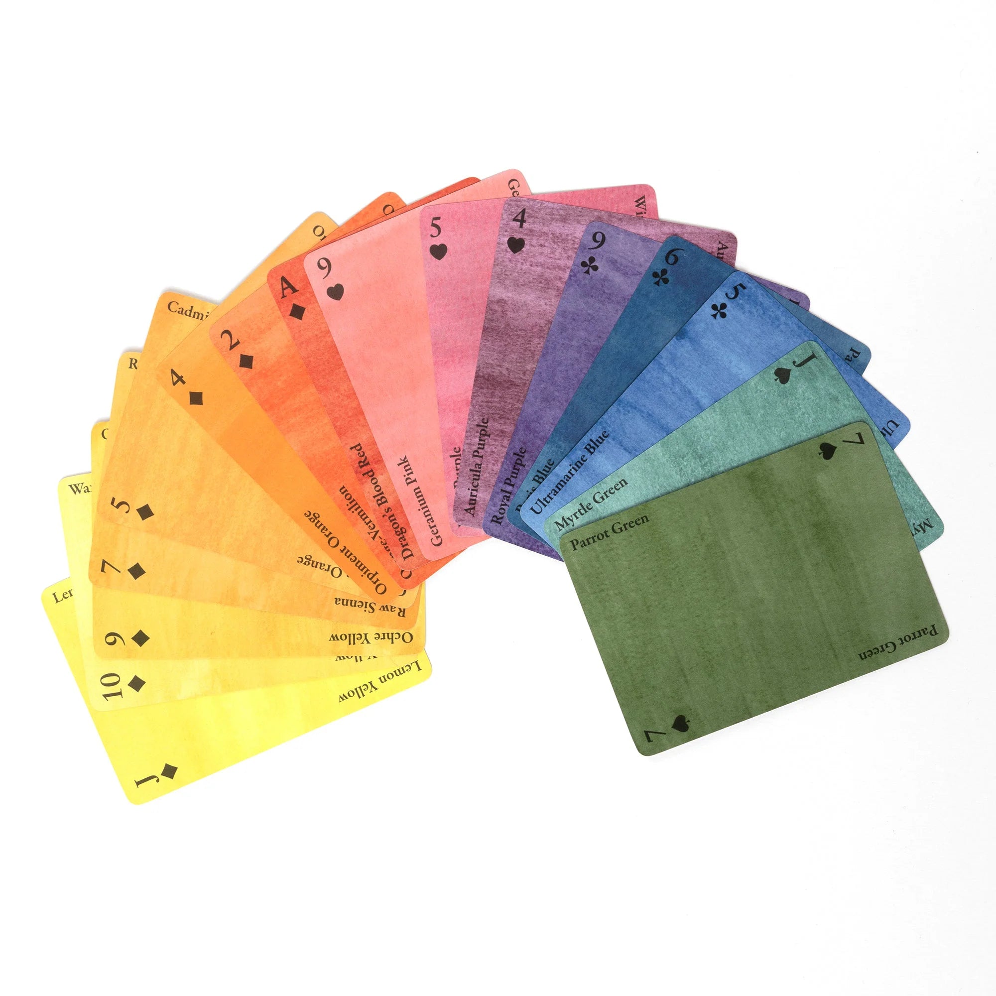 Classification Card Color Nomenclature of Colours Playing Cards – Southbank Centre Shop