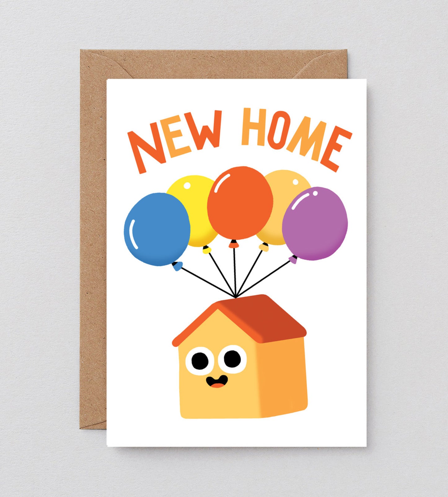 New House Balloons Card