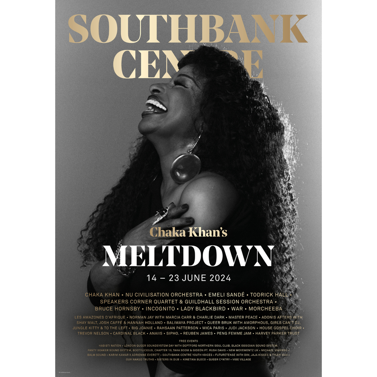 Chaka Khan's Meltdown Poster – Southbank Centre Shop