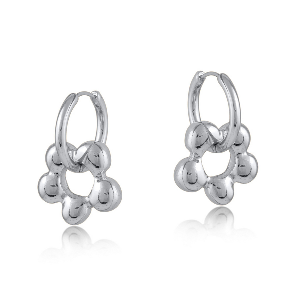 
                      
                        Rita Daisy Huggie Hoop Earrings
                      
                    