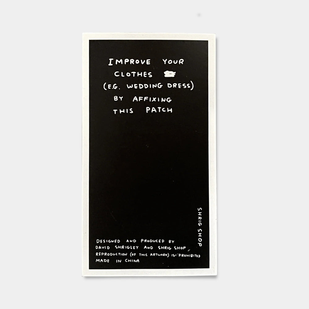 
                  
                    Everything Is Good Iron-on Patch by David Shrigley
                  
                